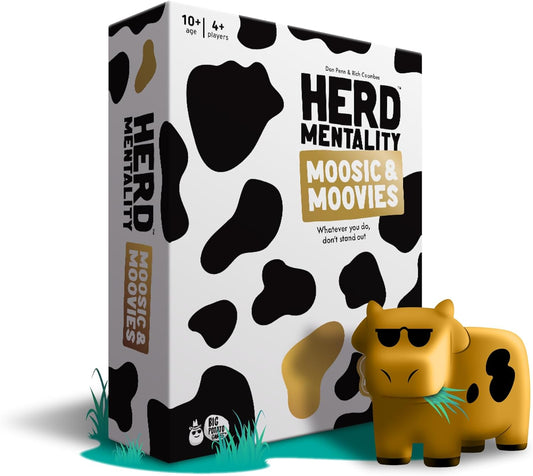 Big Potato Herd Mentality Moovies & Moosic Board Game | Fun for The Whole Family