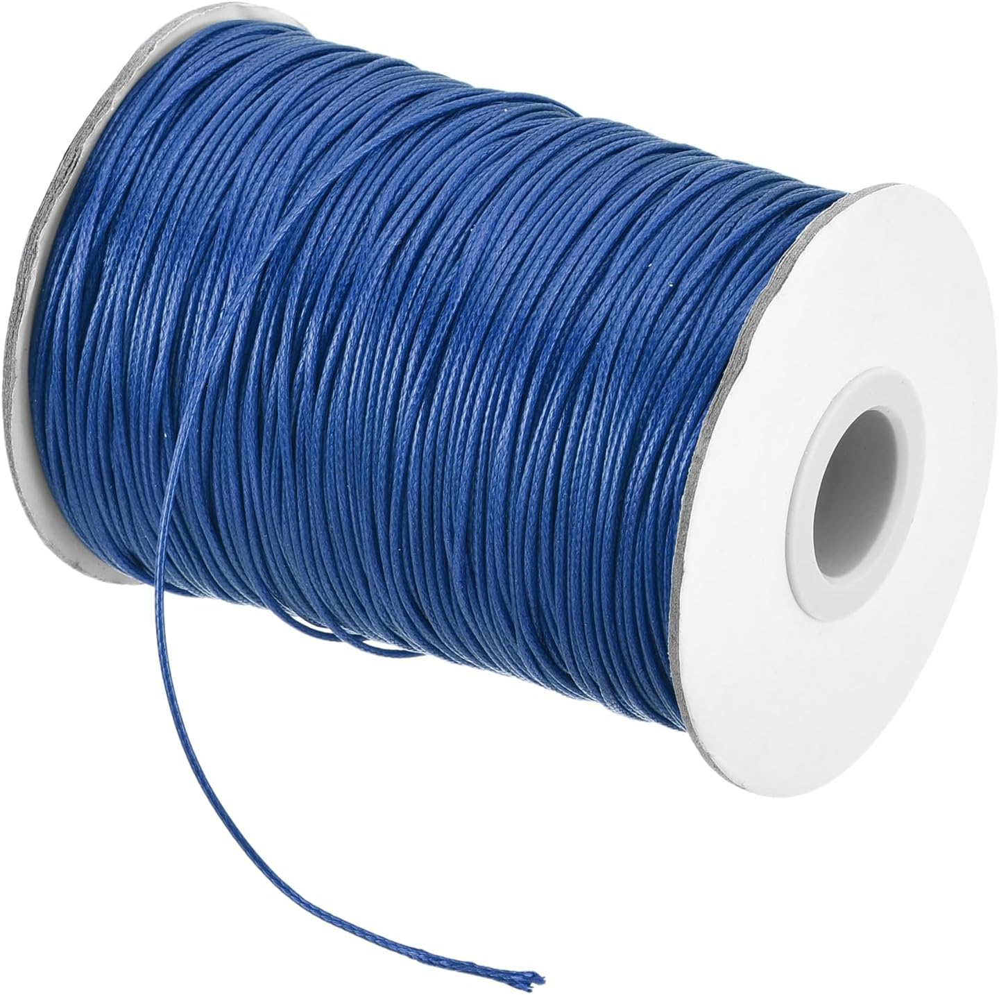 MECCANIXITY Waxed Cord 1.2mm Waxed Polyester Cord 175 Yard Wax String for Bracelet Making,Necklaces, Beading,Jewelry Making and DIY Crafts(Navy Blue)