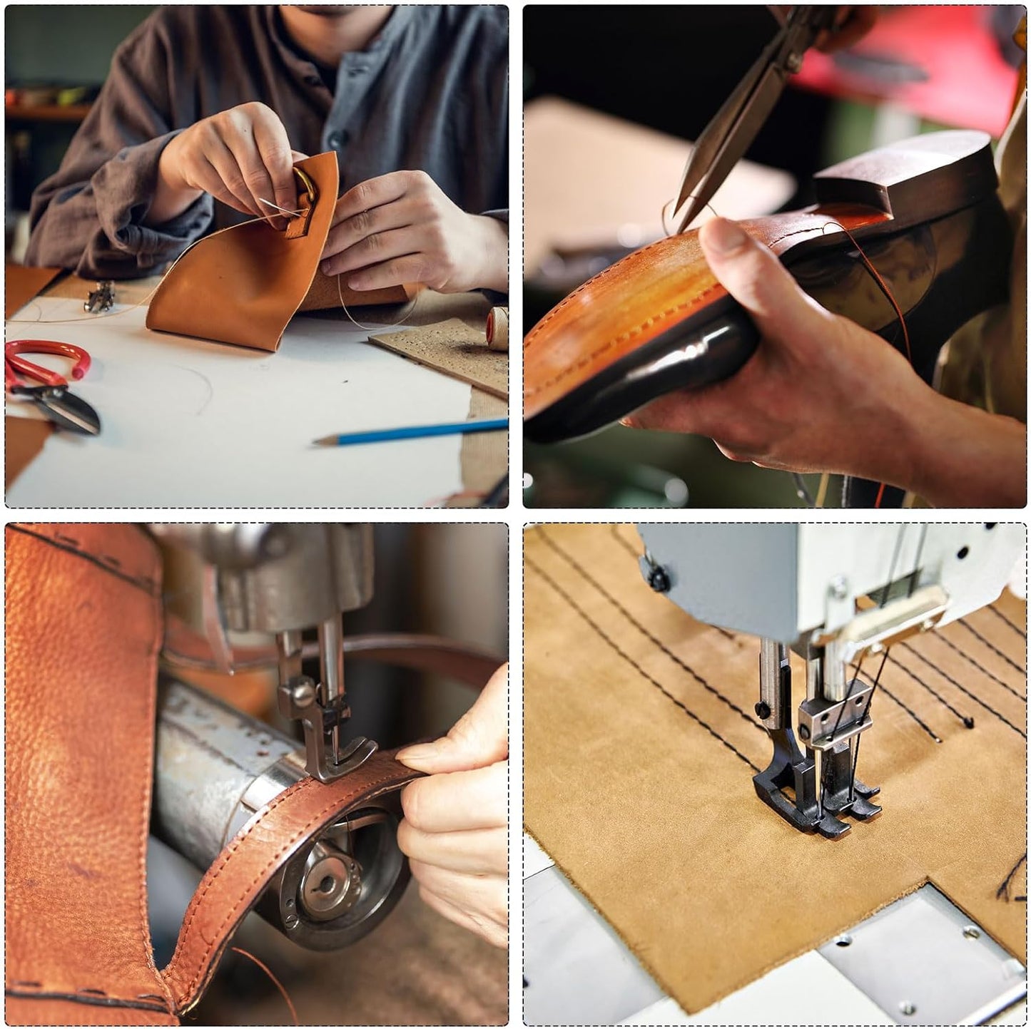 MECCANIXITY Waxed Thread,197 Yard 1mm 210D Flat Wax Thread Polyester Waxed String for Leather Sewing Hand Weaving Book Binding Home Decoration,Green