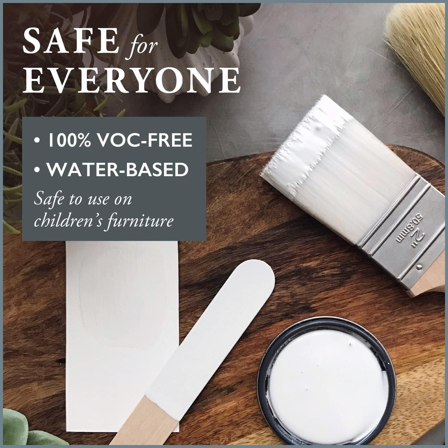 AMY HOWARD AT HOME Chalk-Based One Step Paint for Furniture, Cabinetry, Decor, Finish, and More | No Stripping, Sanding, or Priming | Ultra-Light Base | 16 Ounce | Weybridge White