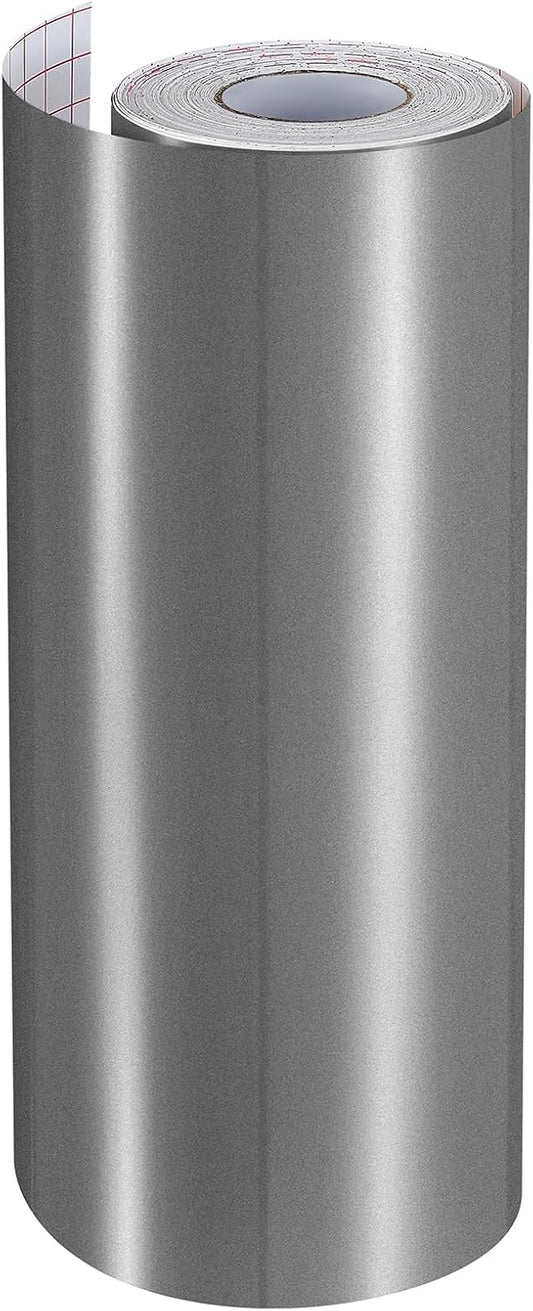 Ant Smart Adhesive Permanent Vinyl Compatible with Cricut Explore and Maker Series Without Cutting Mats, Create DIY Projects, Decals, Stickers & More (Silver, 13inch x 100ft)