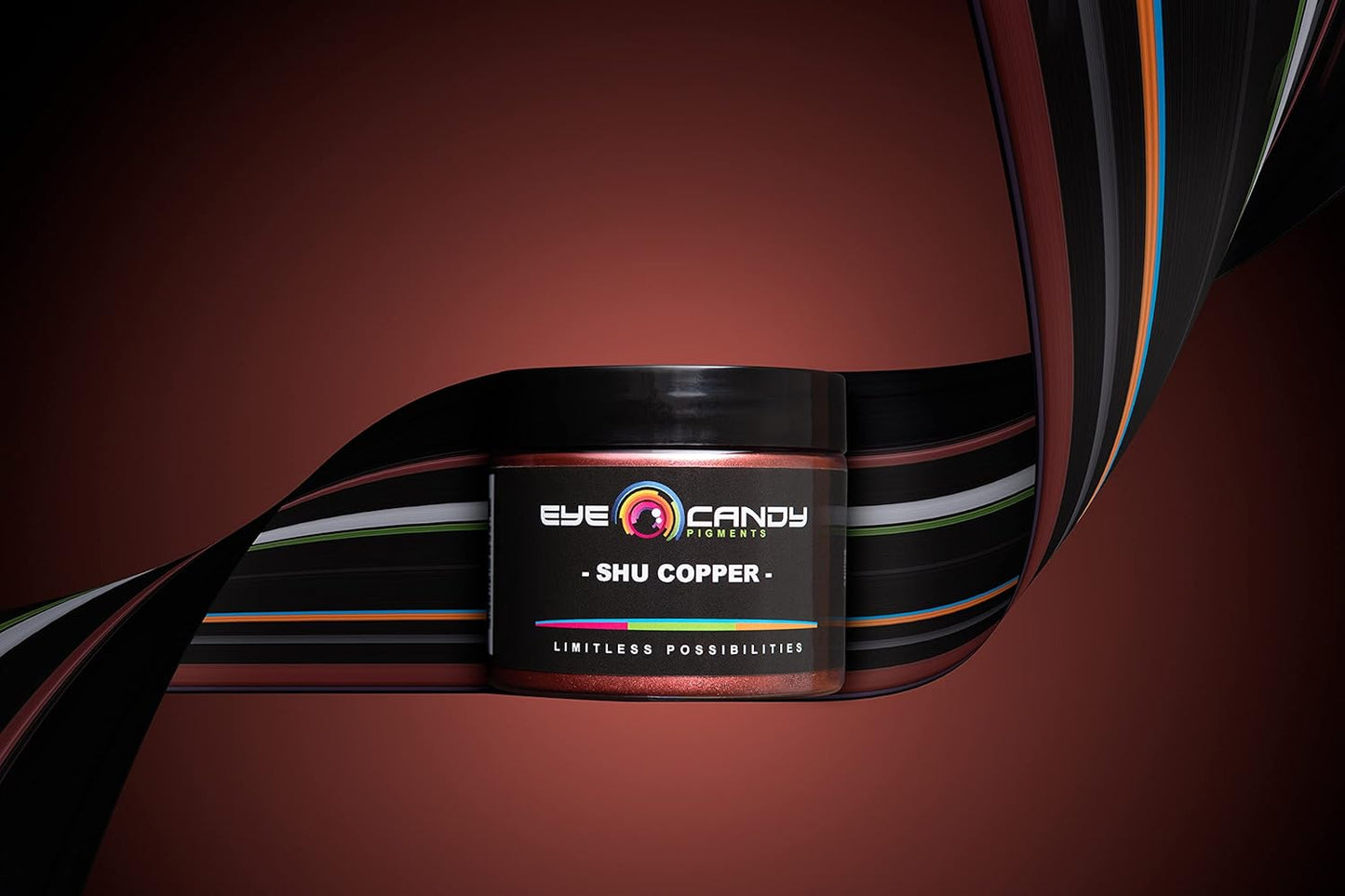 Eye Candy Pigments Premium Copper Mica Powder - Shu Copper (25gr) - for Epoxy, Resin, Soap, Paint, Woodworking, Acrylic Pouring, Bath Bombs, Fishing Lures - DIY Arts and Crafts Additive