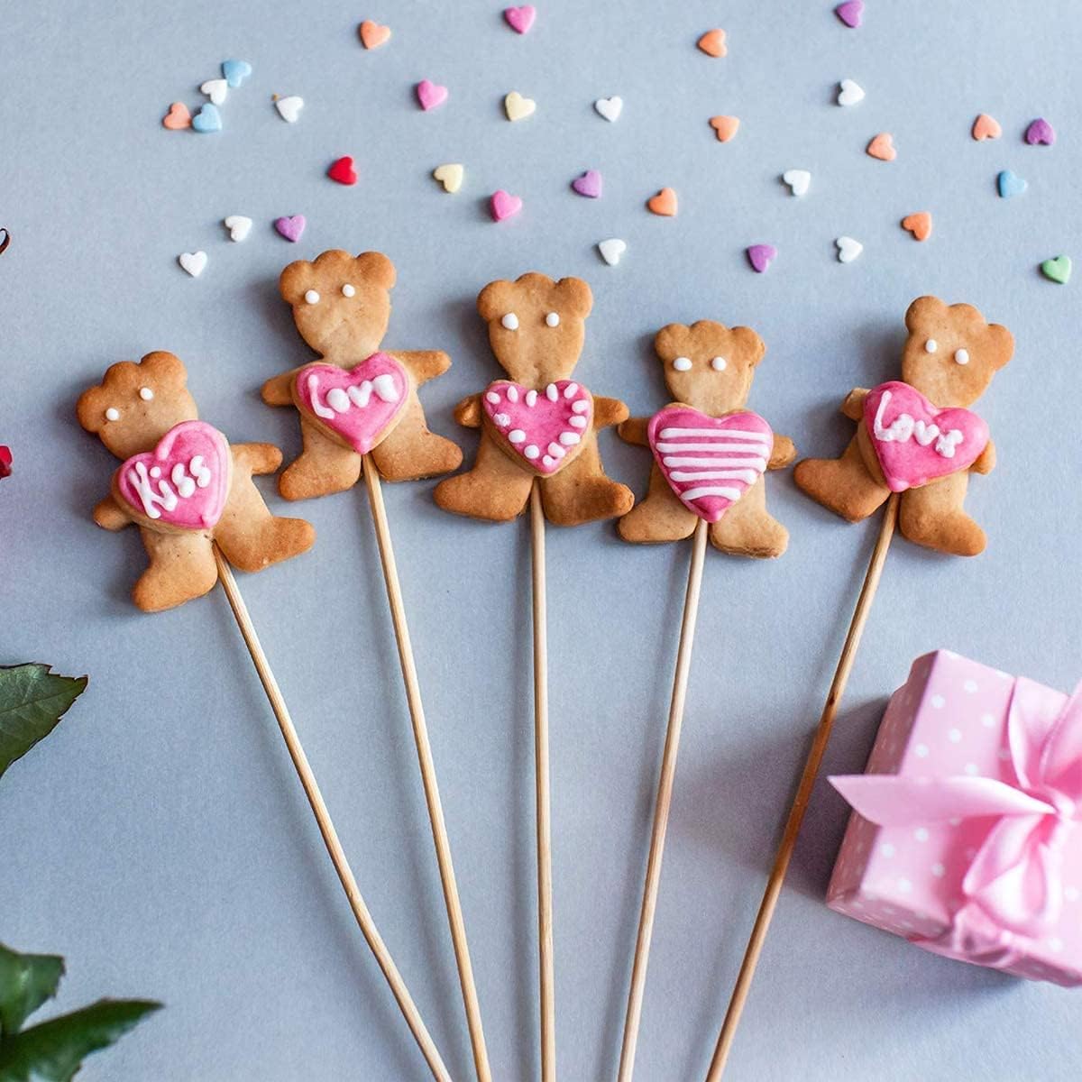 HOPELF 100PCS Dowel Rods Wood Sticks Wooden Dowel Rods - 1/4 x 36 Inch Bamboo Sticks - for Crafts，Hardwood Dowel Rod Assortment，Wooden Rod Sticks Doweling Rods，DIYers.