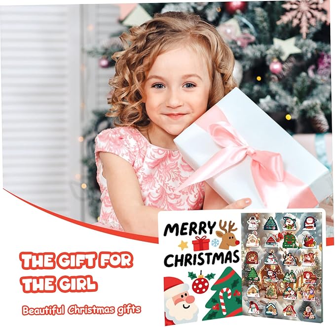 Advent Calendar, Jewelry Advent Calendar, DIY Bracelet Accessory 2025, 24 Days Making Jewelry Kit for Adults Women Kids Xmas Holiday