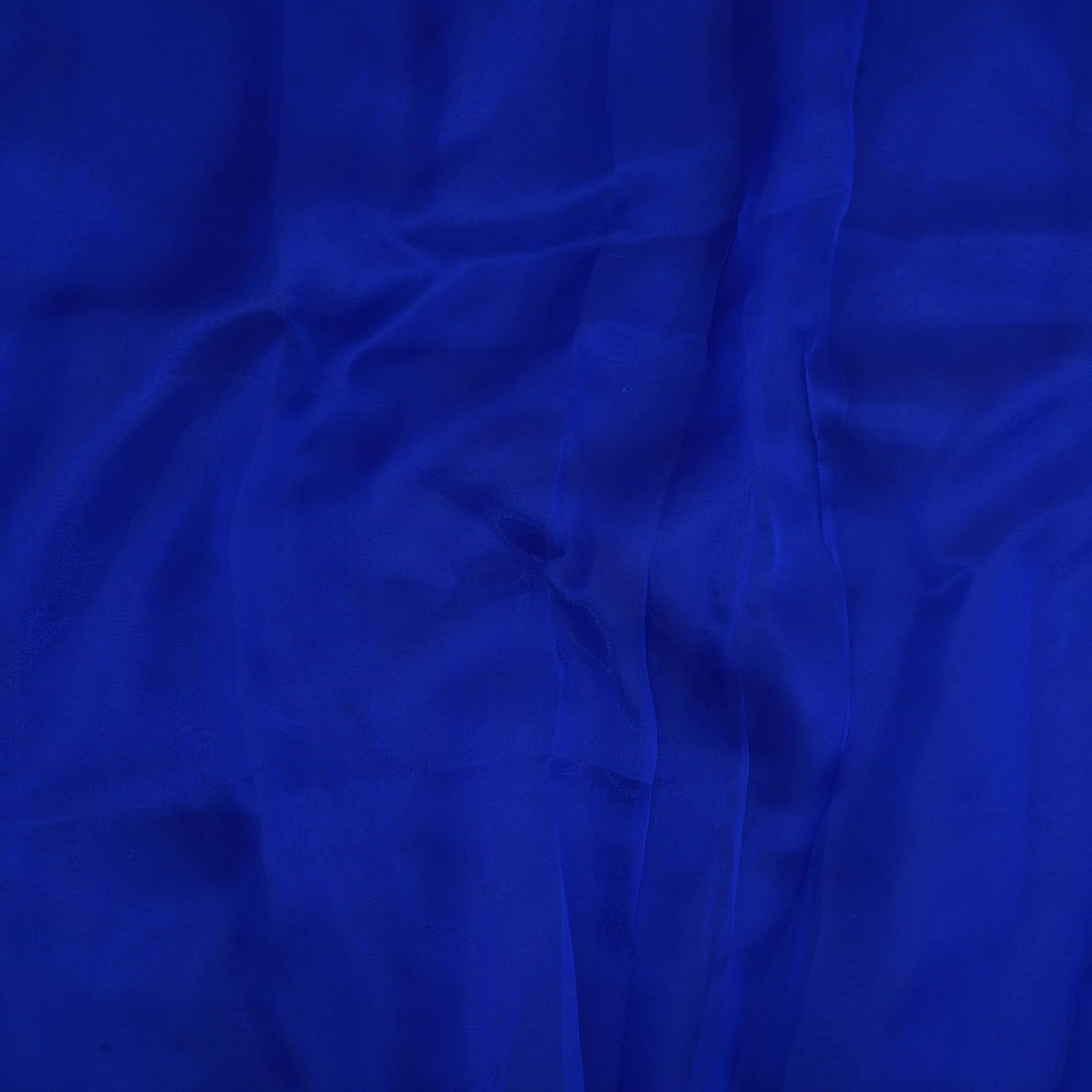 Organza Fabric 10 Yard Bridal Solid Sheer Bolt for Home Décor, Table Décor, Bridal, Fashion, Crafts, Decorations Silky Shiny Organza 44" - (10 Yard, Royal Blue)