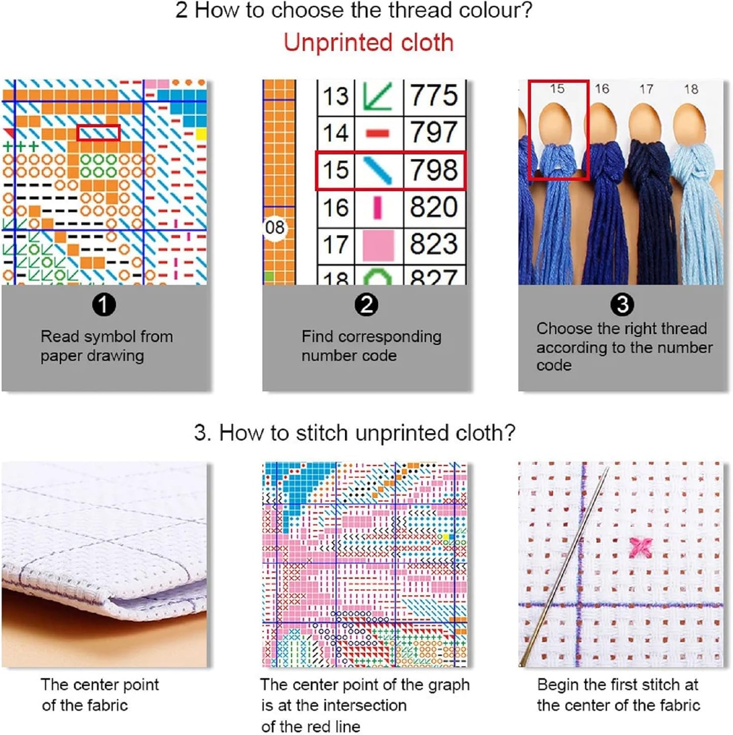 Foxdiviy Stamped Cross Stitch Kits for Beginners Full Range of Cross Stitching 11 CT Printed Cross Stitch Kits for Kids Adults Cross Stitch Patterns Needlepoint Kits-Van Gogh Starry Night 18x18 inch
