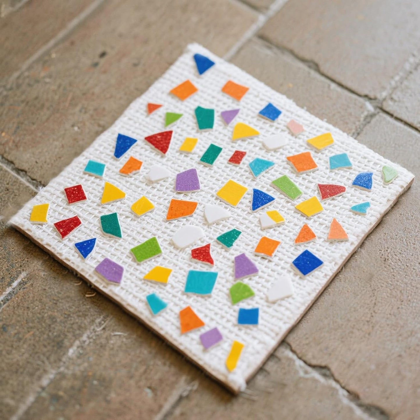 10 Sheets 12'' x 12'' Mosaic Mesh for Mounted Tile Fiberglass Mesh Backing, (Non Sticky)