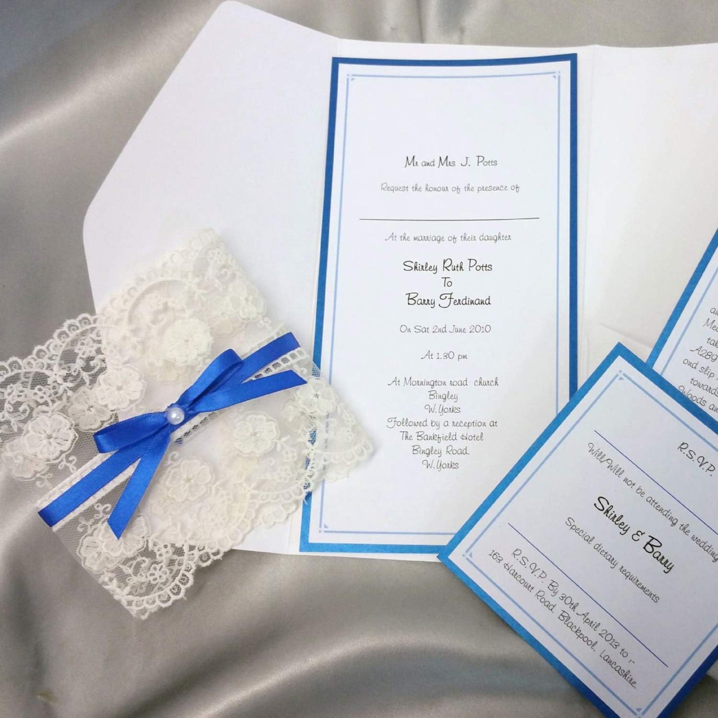 Humphrey's Craft 1/4 Inch Royal Blue Double Faced Satin Ribbon - 50 Yards Variety of Color for Crafts Gift Wrapping Bows Bouquet Decoration Sewing Christmas Tree Wedding Invitation Card.