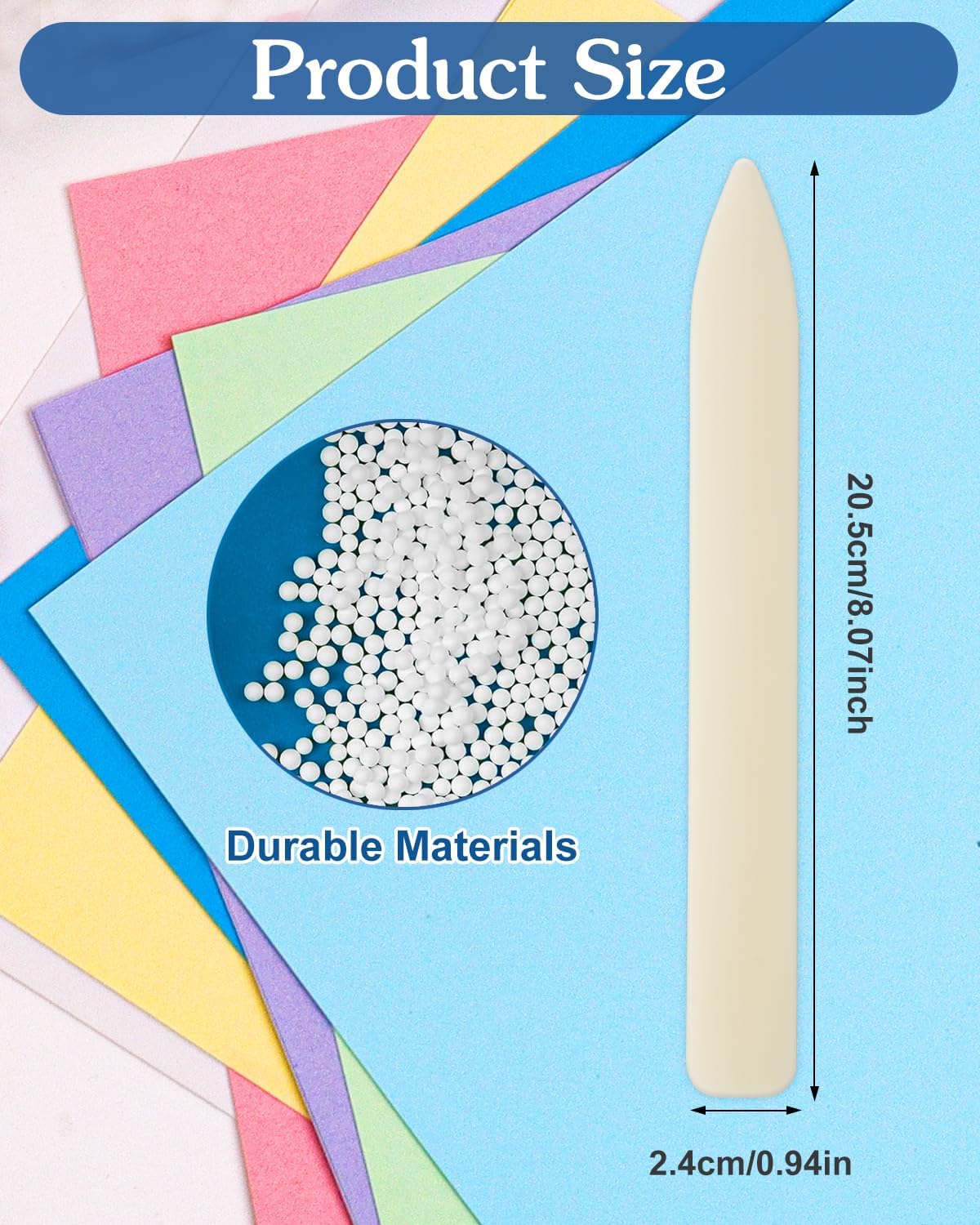 UCEC 30 Pack Bone Folder Tool, Plastic Bone Folder Crafts Scoring Folding Creasing Paper Crafting Scrapbooking Tool for Card Making, Paper Folding Tools for DIY Crafting Leathercrafts Bookbinding