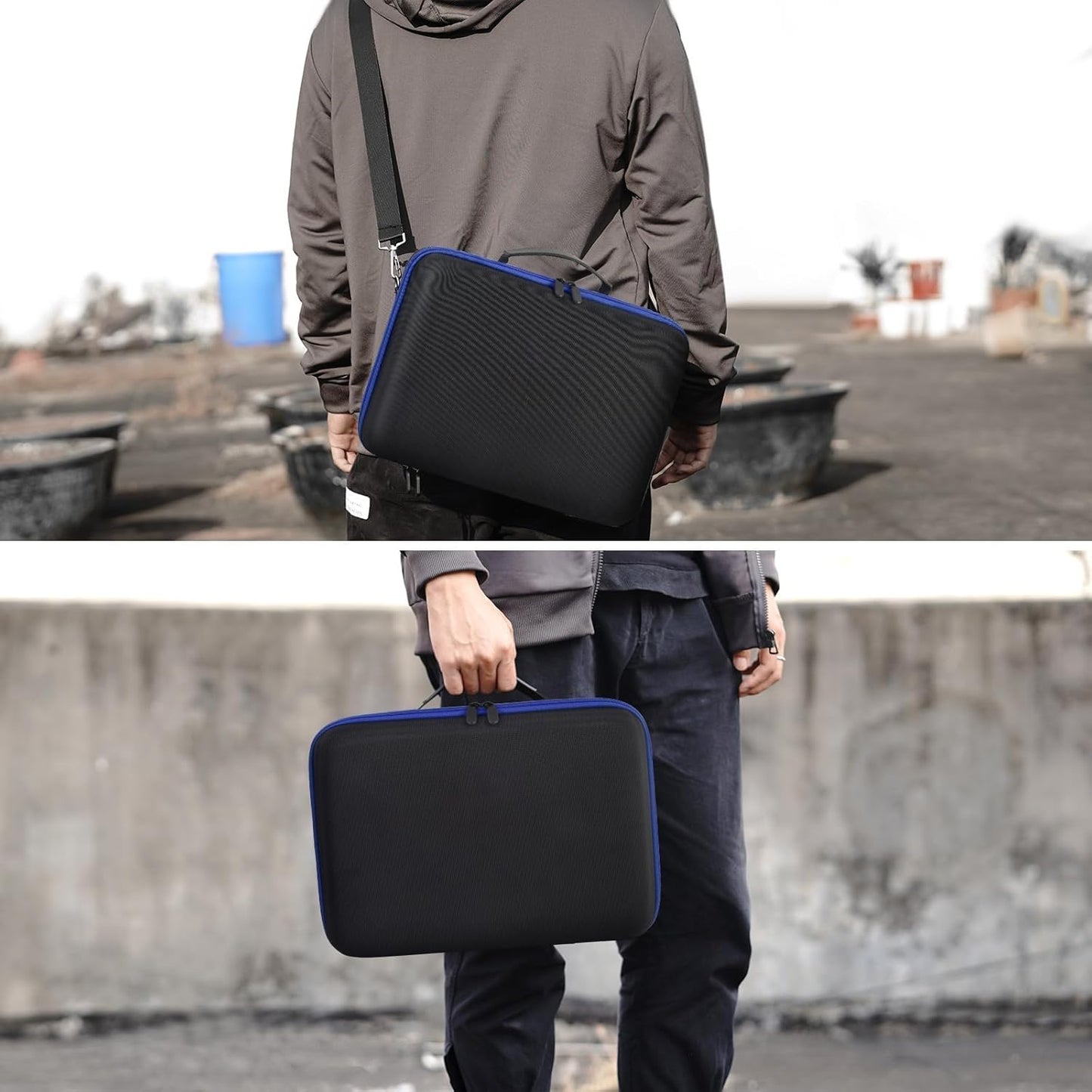 ALLPRIMO Trading Card Case Storage Box for 2700+ Cards. Deck Boxes Travel Organizer Holder Compatible with TCG/for Topps Baseball Sports/for C.A.H/for UNO/for MTG/for Yu-Gi-Oh Games -Blue