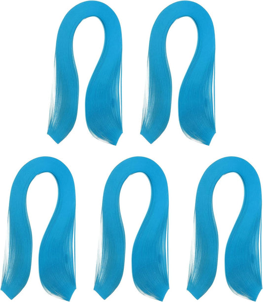 PATIKIL 600pcs Quilling Strips Paper 1/8"(3mm) 39cm Origami Paper Quilling Strip for Art DIY Hand Craft Christmas, Blue