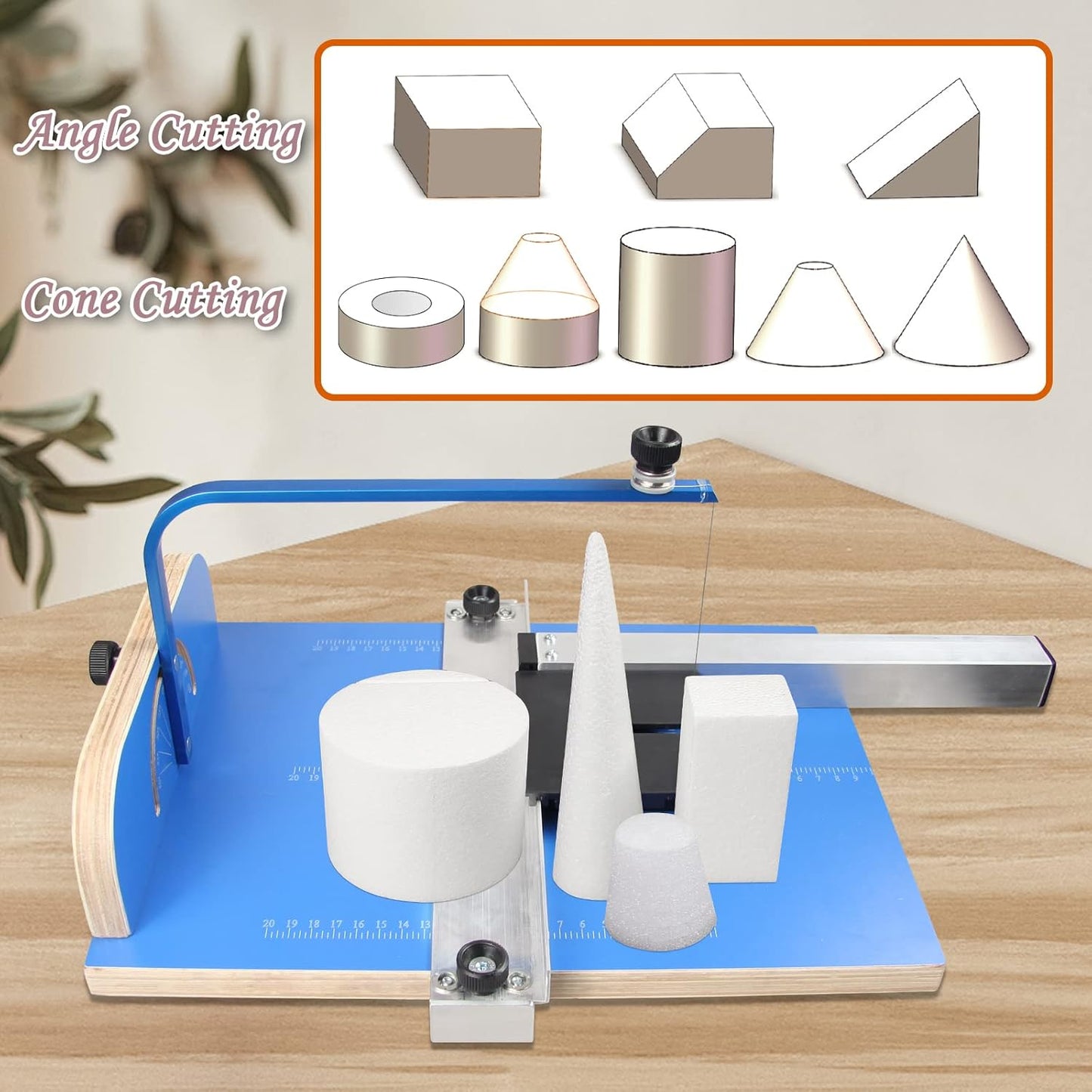 DOMINOX Electric Hot Wire Foam Cutter - Tabletop Tool for Cutting Foam, Styrofoam, Model Making & Sculpting