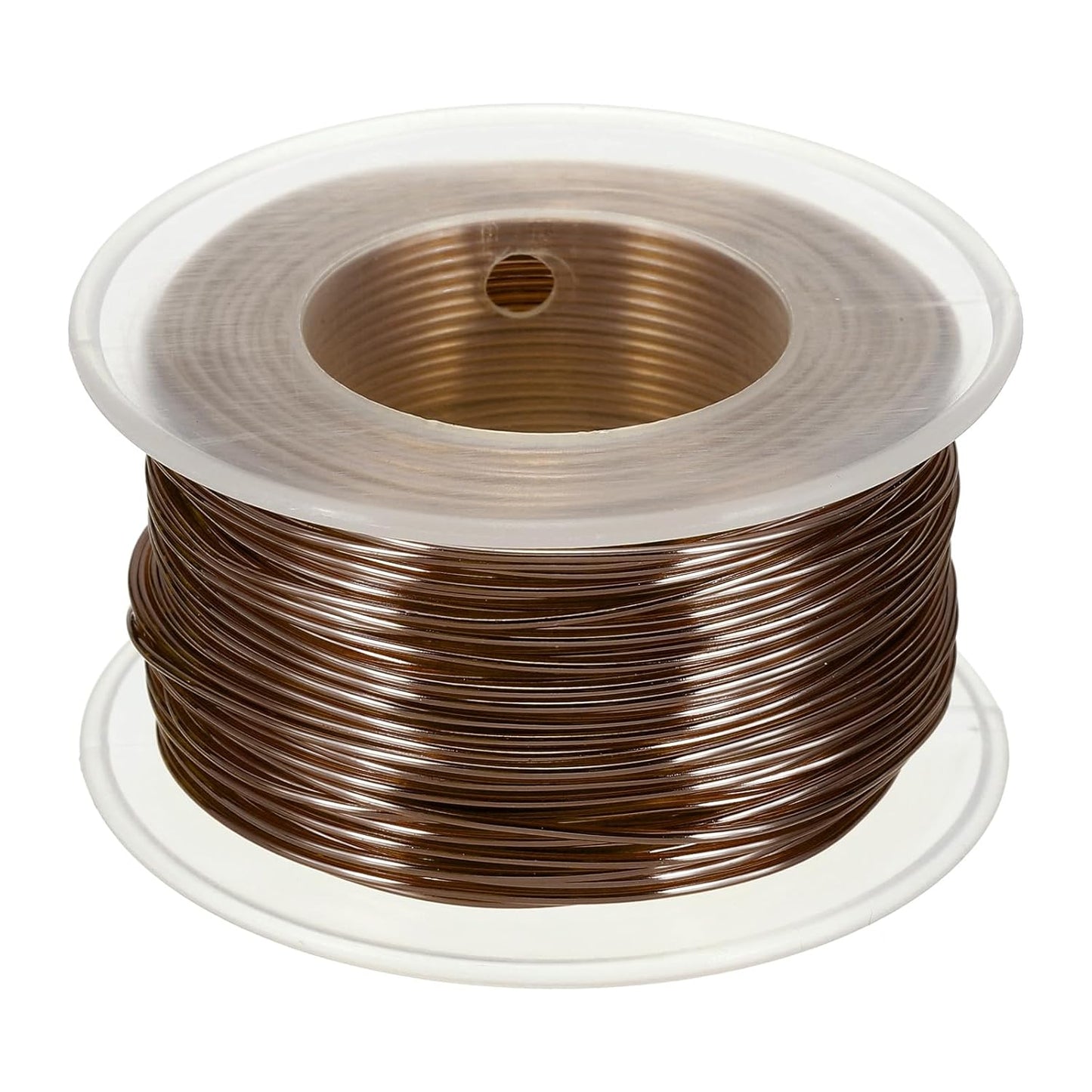 uxcell 18 Gauge / 1mm Anodized Aluminum Wire for Jewelry Craft Making, 102 Feet Bendable Flexible Wire for DIY Home Decor Gardening Sculpture, Bronze