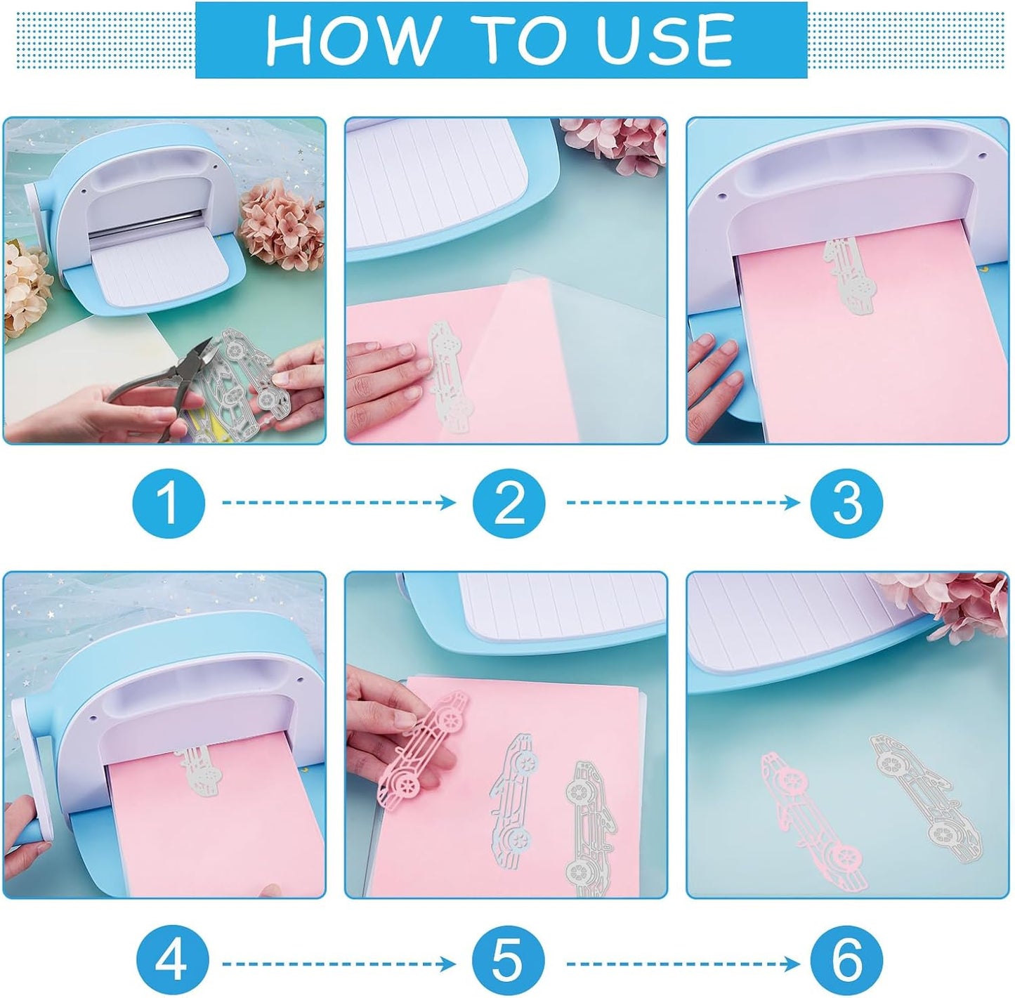 GLOBLELAND Sports Cars Cutting Dies for Card Making Repair Tools Die Cuts Tire Tracks Metal Border Die Cut Dies Stencils for DIY Scrapbooking Embossing Photo Album Craft Decor