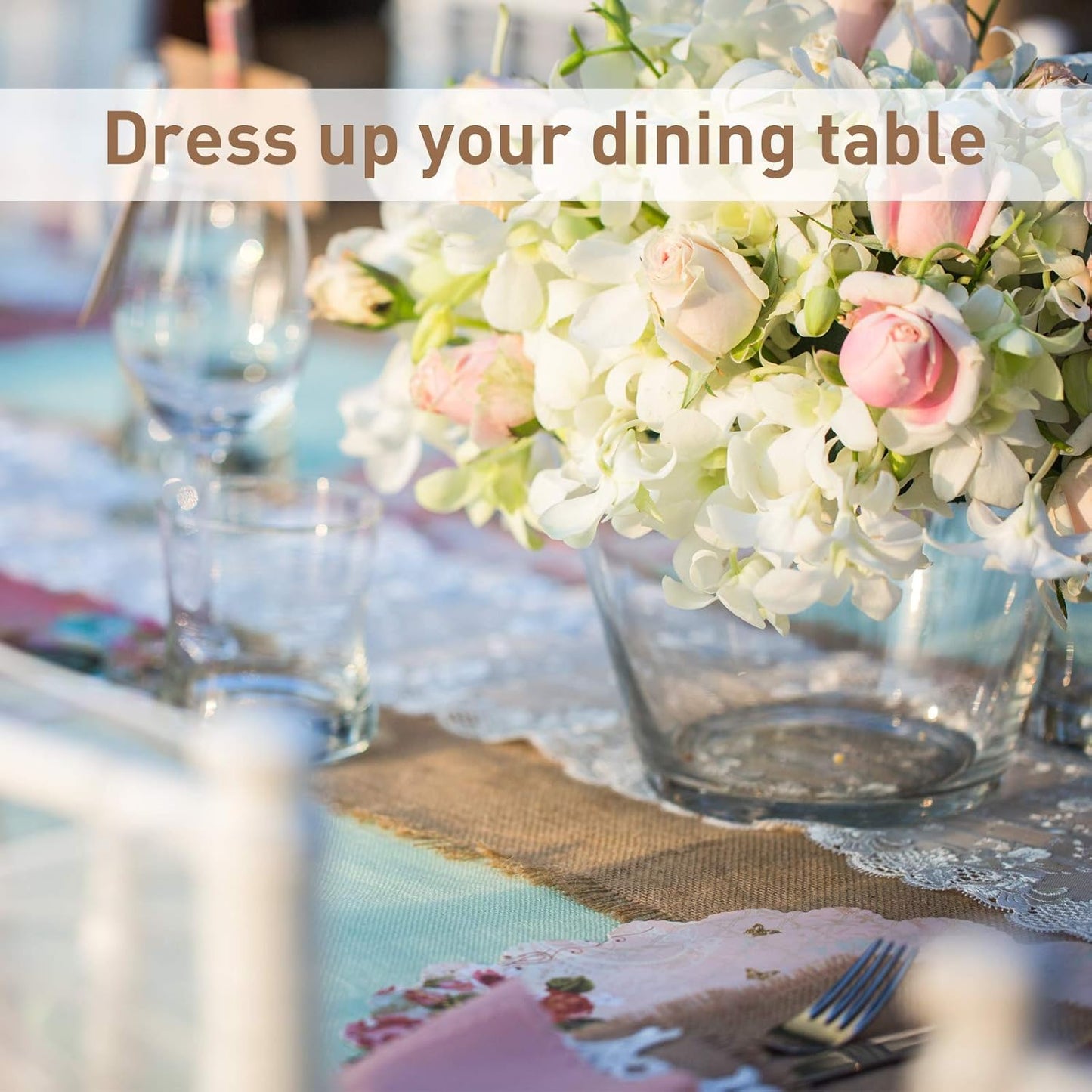 Chuangdi 20 Yard 3 Inches Burlap Ribbon Wide Jute Ribbon Natural Burlap Fabric Roll Wired Edge for Wreaths, Christmas Tree Decoration, Big Bow Crafts, Gift Wrapping, Wedding