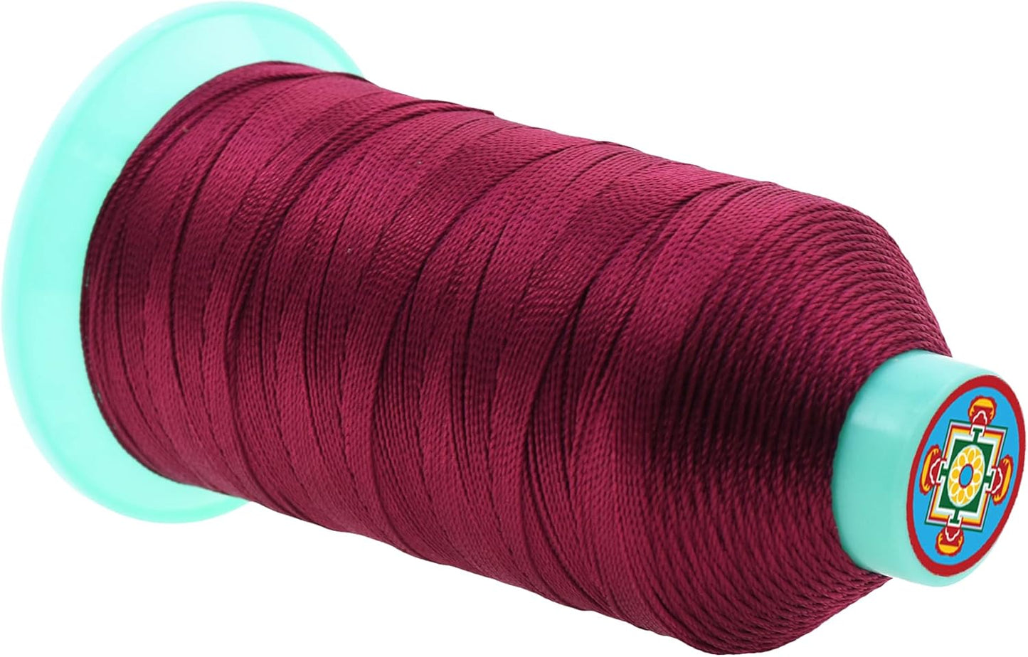 Mandala Crafts Bonded Nylon Thread Wine Heavy Duty Sewing Threads - 800 YDs Size 277 840D T270 Tex 270 Thread for Leather Jeans Weaving Outdoor Marine Upholstery Threads