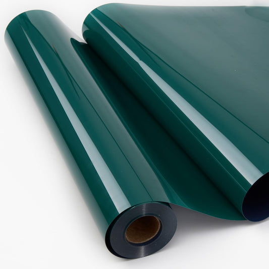 Green Heat Transfer Vinyl Rolls 12" x 20ft Iron on Vinyl for DIY Design for All Cutter and Heat Press Machine