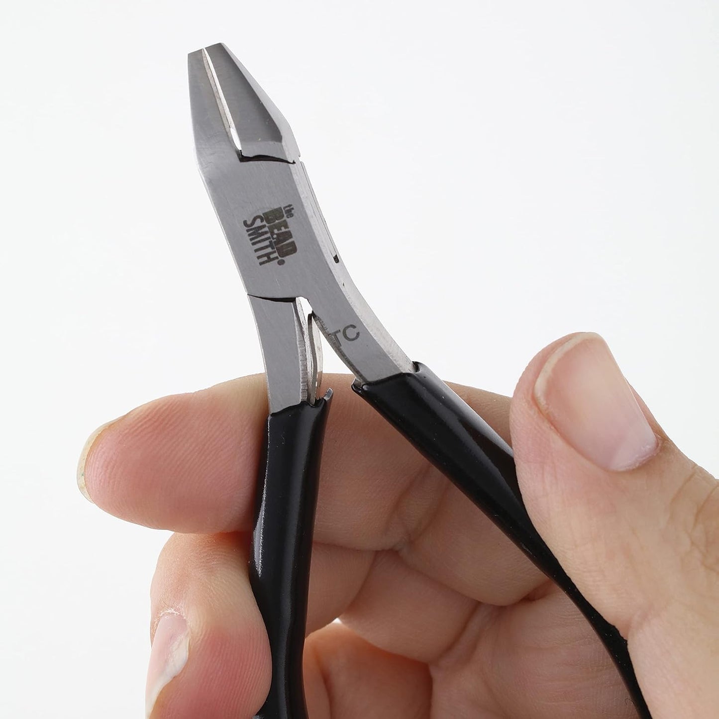 The Beadsmith Heavy Duty Side Cutter – Tungsten Carbide Blade – 4.5 inches (115mm) – Steel Head and Double-Leaf Spring – Designed to Cut Up to 16 Gauge Stainless Steel Wire –Tool for Jewelry Making