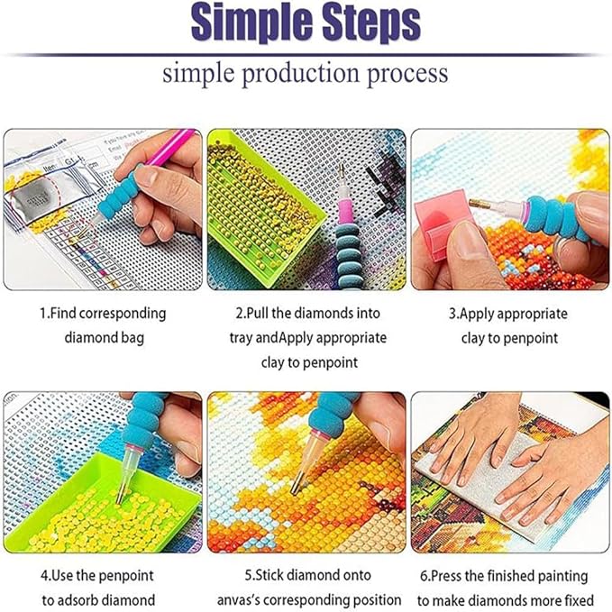 Diamond Painting Kits for Adults,3 Pack Sunset Ocean Diamond Art for Beginners, Diamond Round 5D Full Drill Paint with Diamonds Pictures Gem Art Painting Kits DIY Crafts Kits 12x16inch