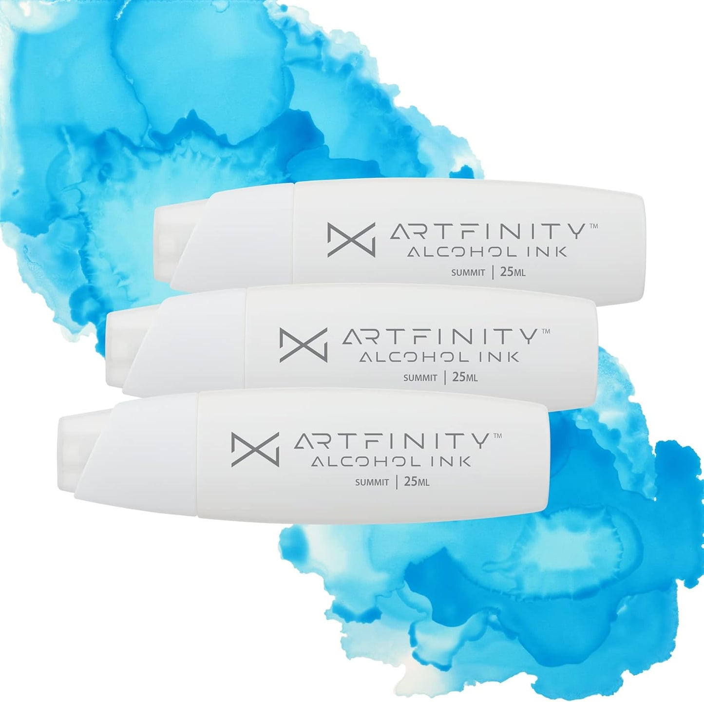Alcohol Inks 3 Pack - Vibrant, Professional, Dye-Based Alcohol Inks for Artfinity Alcohol Markers, Artists, Drawing, & More! - Summit B2-2