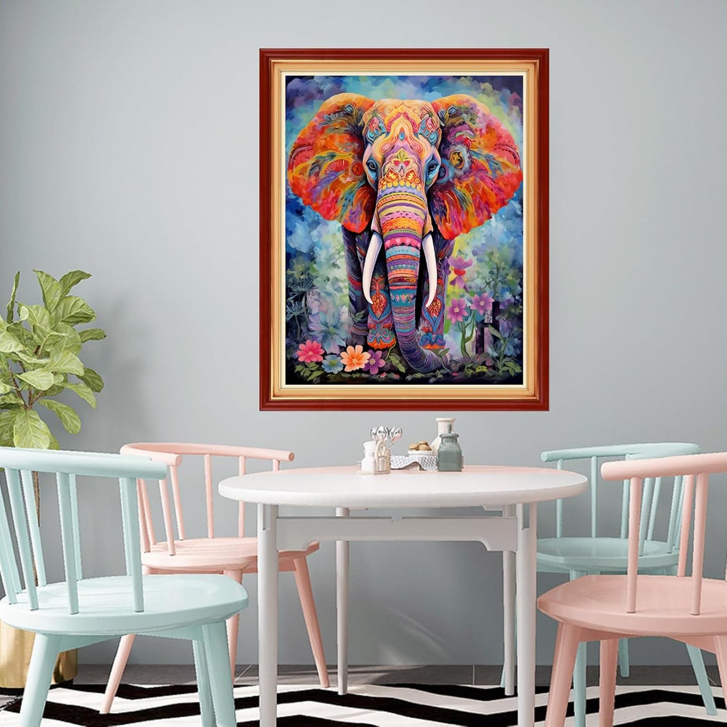 Stamped Cross Stitch Kits - Beach Night Landscape Counted Cross Stitch Kits for Beginners Adults Needlepoint Cross-Stitch Patterns (Artskits10)