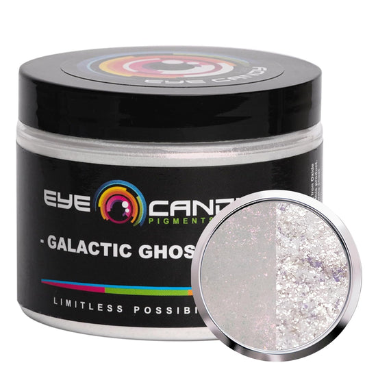 Eye Candy Pigments Premium Ghost Mica Powder - Galactic Ghost Red (50gr) - for Epoxy, Resin, Soap, Paint, Woodworking, Acrylic Pouring, Bath Bombs, Fishing Lures - DIY Arts and Crafts Additive