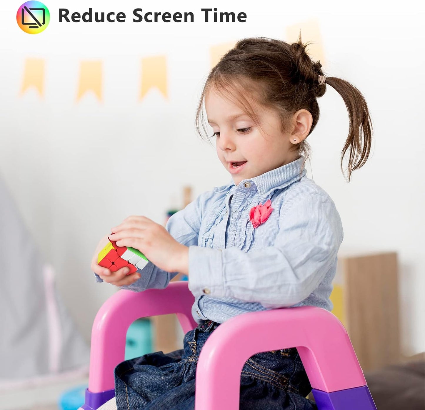 Full Size 3x3x3 Speed Cube Set, 2.2in Puzzle Party Favors Toy Stickerless Magic Cube Set, School Classroom Prize for Students, Birthday Party Stocking Stuffers Gifts for Kids Teens Adults(20 Pack)