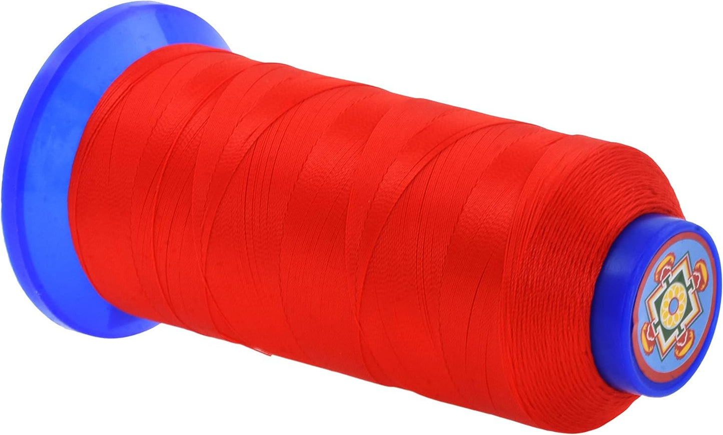 Mandala Crafts Red Heavy Duty Thread -1500 Yds Tex 70 Thread for Sewing Drapery Jeans Leather Hair - Bonded Polyester Thread Outdoor Marine Upholstery Threads