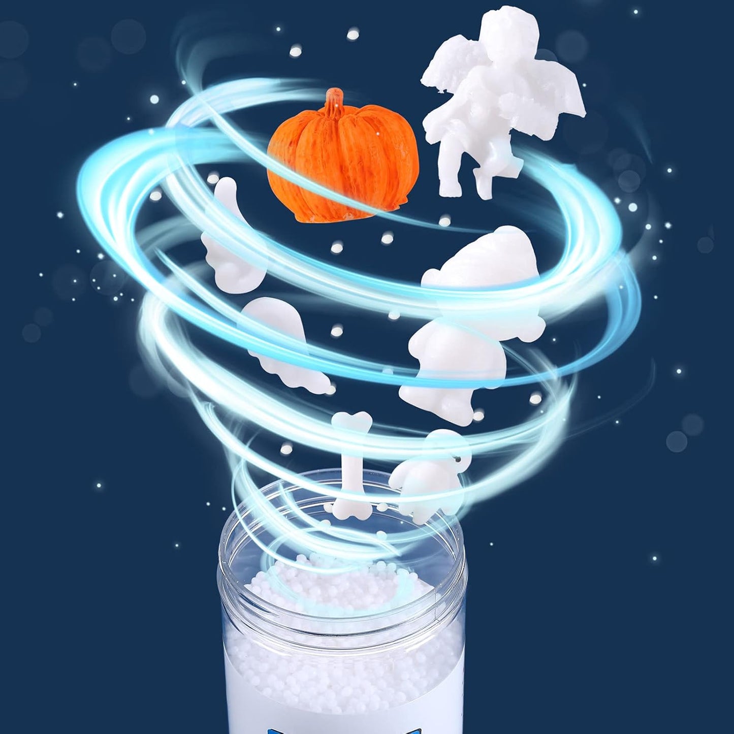 Betionol Moldable Plastic Clay, 2Lb/32oz White Modeling Clay Thermoplastic Beads for DIY Modeling Making Creative Activity, Good Creating Teaching Kits for Adults or Kids