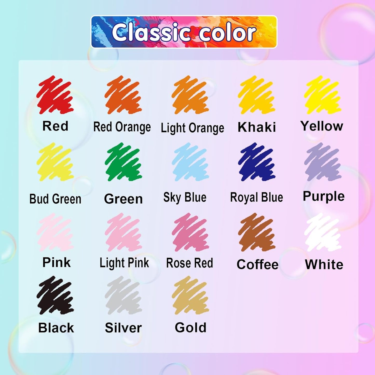 FUMILE 18 Colors Dual Tip Acrylic Paint Pens, Paint Pens paint Markers with Extra Fine Tip and Brush Tip for Wood, Rock, Glass, Ceramic, Canvas.Acrylic Markers for Halloween and Christmas.