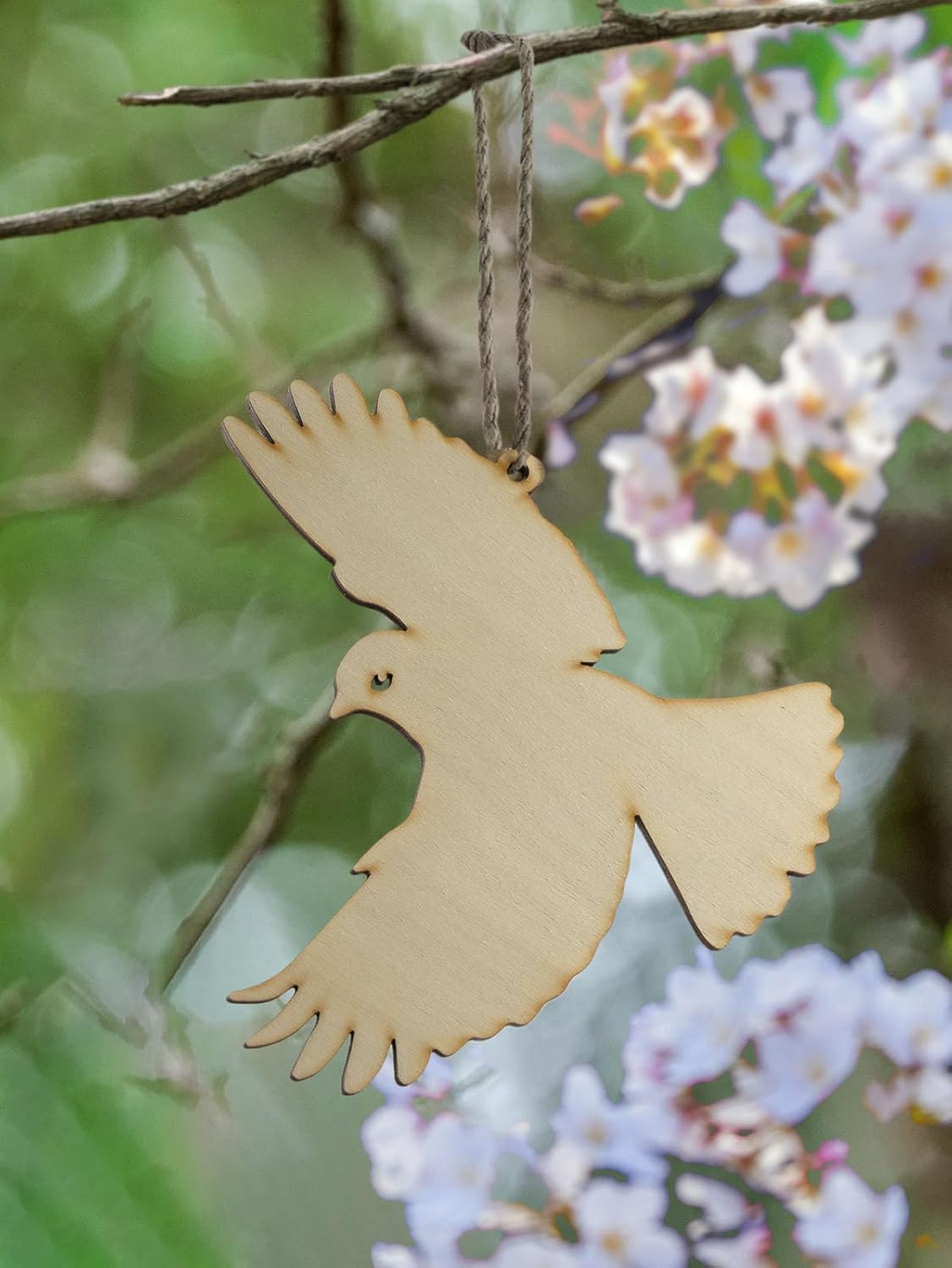 Summer-Ray 20 Wooden Flying Bird Laser Cutout DIY Craft Home Decoration Art Embellishment Room Decoration