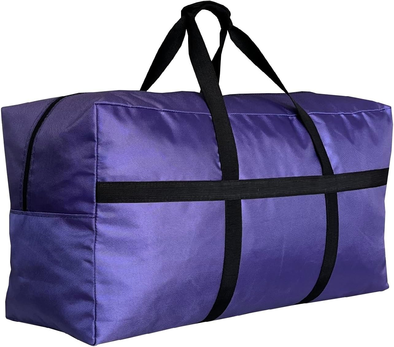 Extra Large Duffle Bag for Travel, Big Foldable Storage Bag - Purple