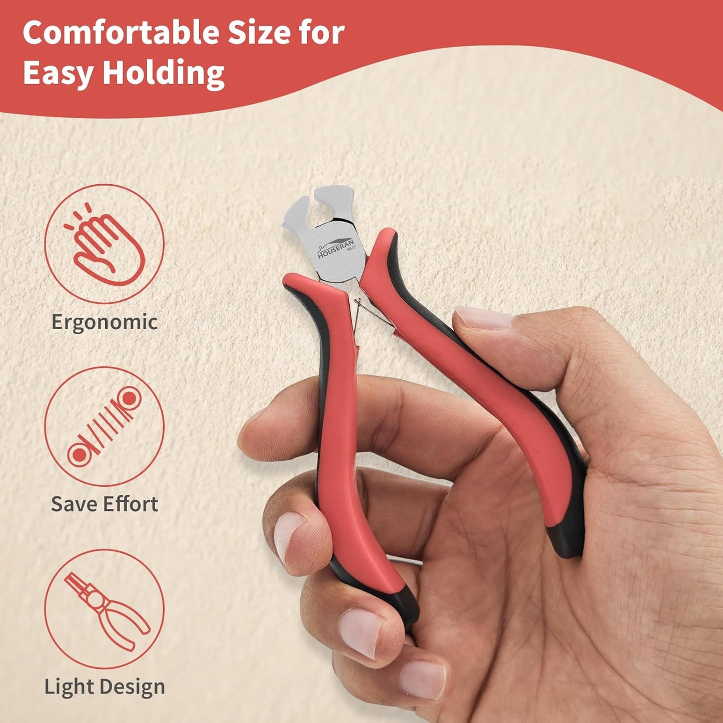 End Cutting Pliers 4"-5 Pack End Cutting Pliers for Jewelry Making with Spring Loaded for DIY, Craft, Repairing