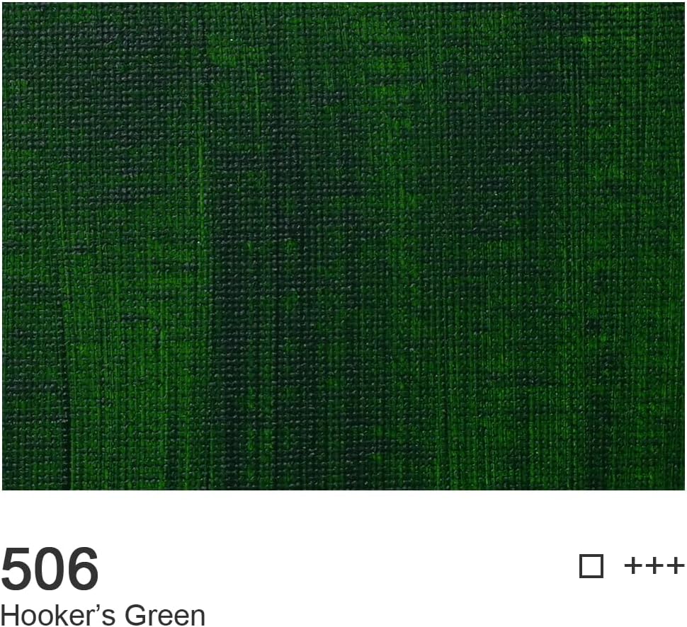 AUREUO Hooker's Green Acrylic Paint, 4 Fl Oz / 120ml Single Tube, Rich Pigment Art Craft Paints for Canvas, Rocks, Wood, Ceramic, Fabric - Art Supplies for Beginners, Professionals, Artists