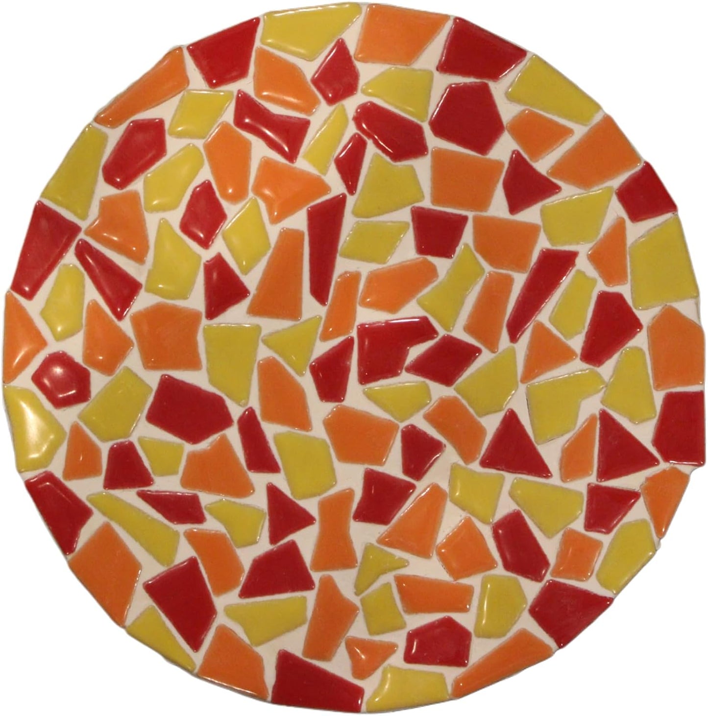 Ceramic Mosaic Tiles for Crafts & Art Projects 200 Grams Vibrant Colors Pieces Fit Together Like a Puzzle Endless Creative Ideas for Mosaic Art DIY Hobbies Small Sizes (Orange)