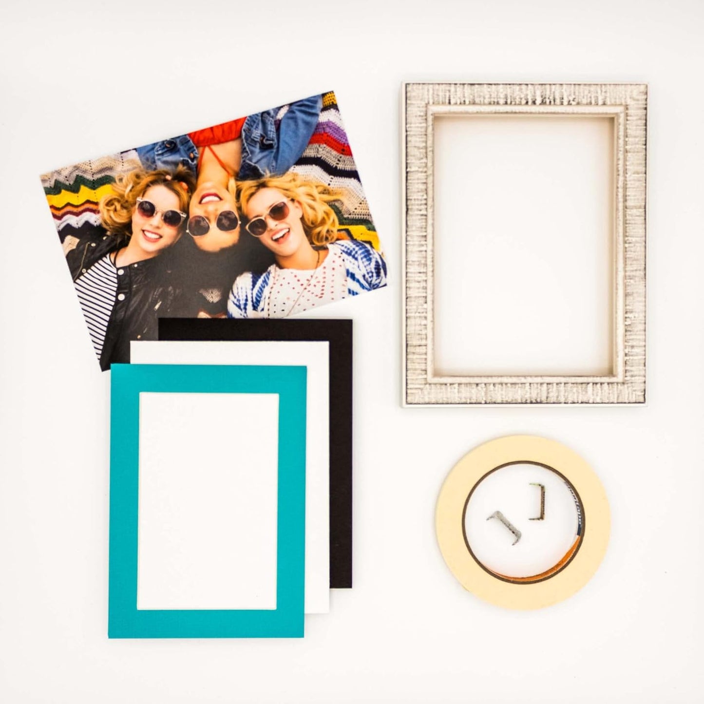 11x14 Mat Bevel Cut for 8.5x11 Photos - Acid Free Aquamarine Blue Precut Matboard With Backing Board and Crystal Clear, Self Seal Mat Bag - For Pictures, Framing - 4-ply Thickness
