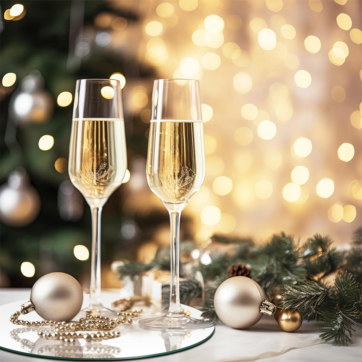 9PCS Round Mirrors for Centerpieces, 12 Inch Acrylic Mirrors Candle Plate Circle Mirror Candles Trays Large Wedding Mirror Tiles for Table Centerpieces Birthday Party Decorations, Crafts, Wall Decor