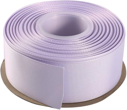 ITIsparkle 11/2" Inch Grosgrain Ribbon 25 Yards-Roll Set for Gift Wrapping Cake Decoration Party Favor Hair Braids Hair Bow Baby Shower Decoration Floral Arrangement Craft Supplies, Lilac Mist Ribbon