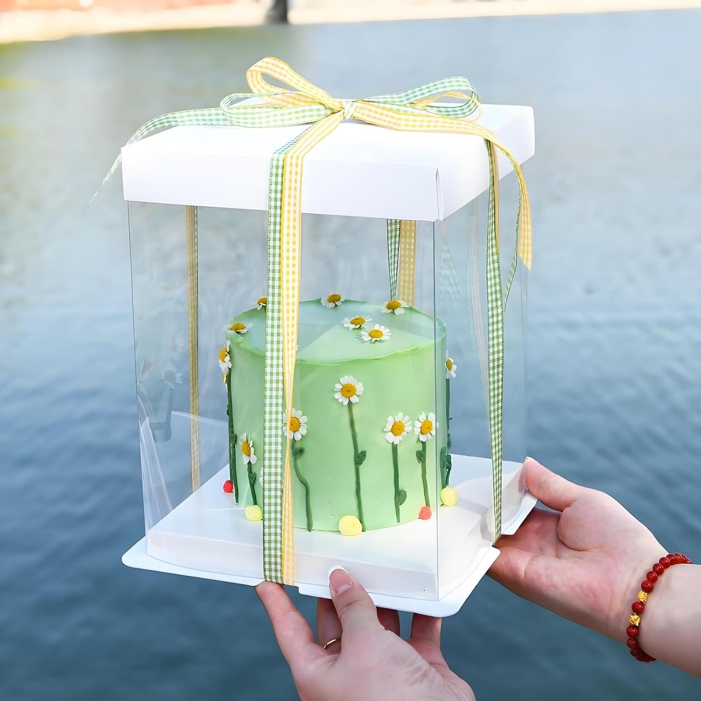 Classic Gingham Checkered Ribbon, Assorted Colors Premium Polyster Plaid Checkered Craft Ribbon for Gift Wrapping, DIY Projects, Hair Bows,Scrapbooking & Party Decor (Deep Khaki, 3/8x50Yd)