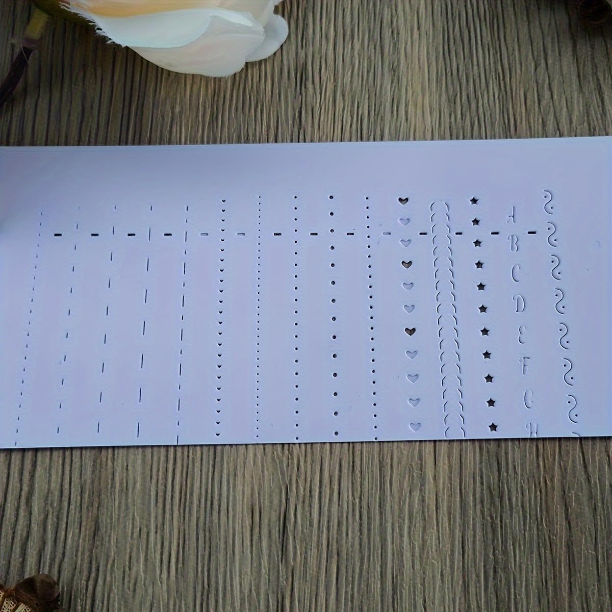 Lapoo Flowers Metal Cutting Die for Scrapbooking - Durable, Cut Stencils for DIY Scrapbook Photo Album Decorative Paper Card, Card Making Supplies (Fifteen Kinds of Lace 8.3 x 5.3 in)