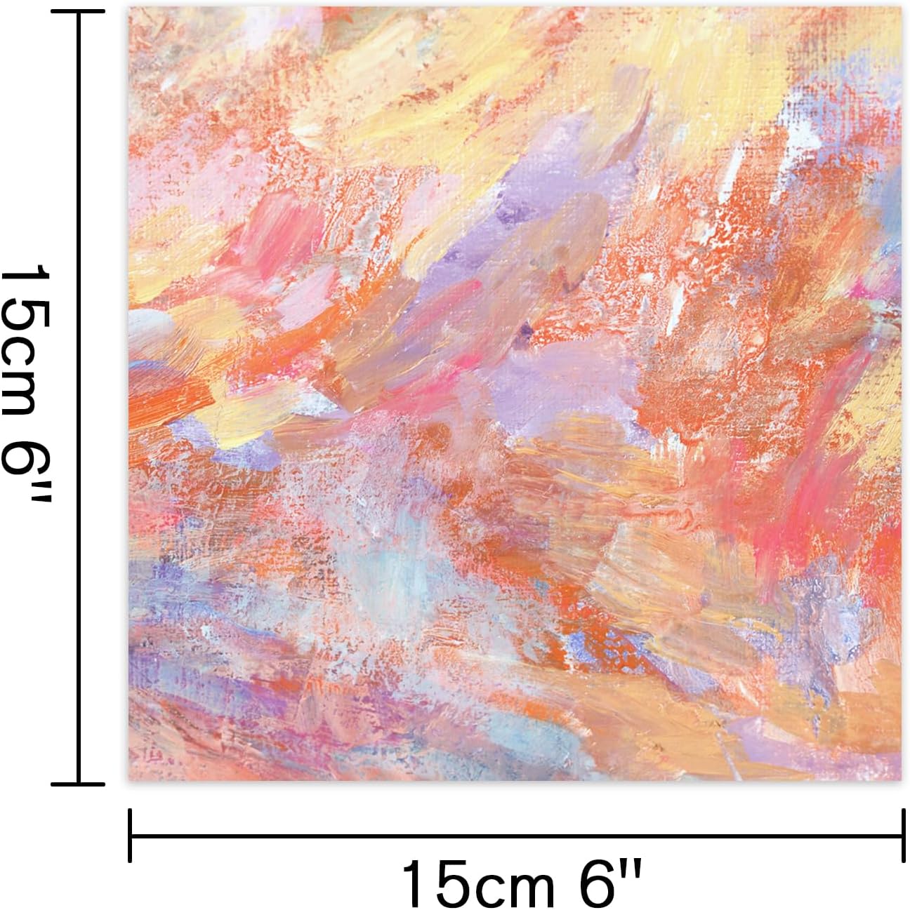 24 Sheets 12 Designs Scrapbook Paper Pad,6"×6” Single-Sided Decopodge Craft Cardstock Paper,Christmas Scrapbooking DIY Decorative Background Cardmaking Supplies.Oil Painting