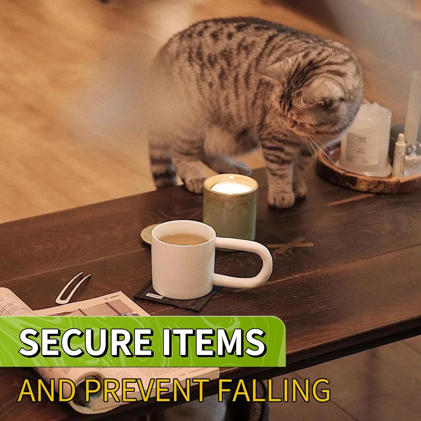 Piteno® 150Pcs Double Sided Adhesive Dots, 1.2" Clear Removable Sticky Adhesive Mounting Putty, Waterproof No Trace Dots Adhesive Putty for Poster Picture Festival Decoration Museum (30mm)