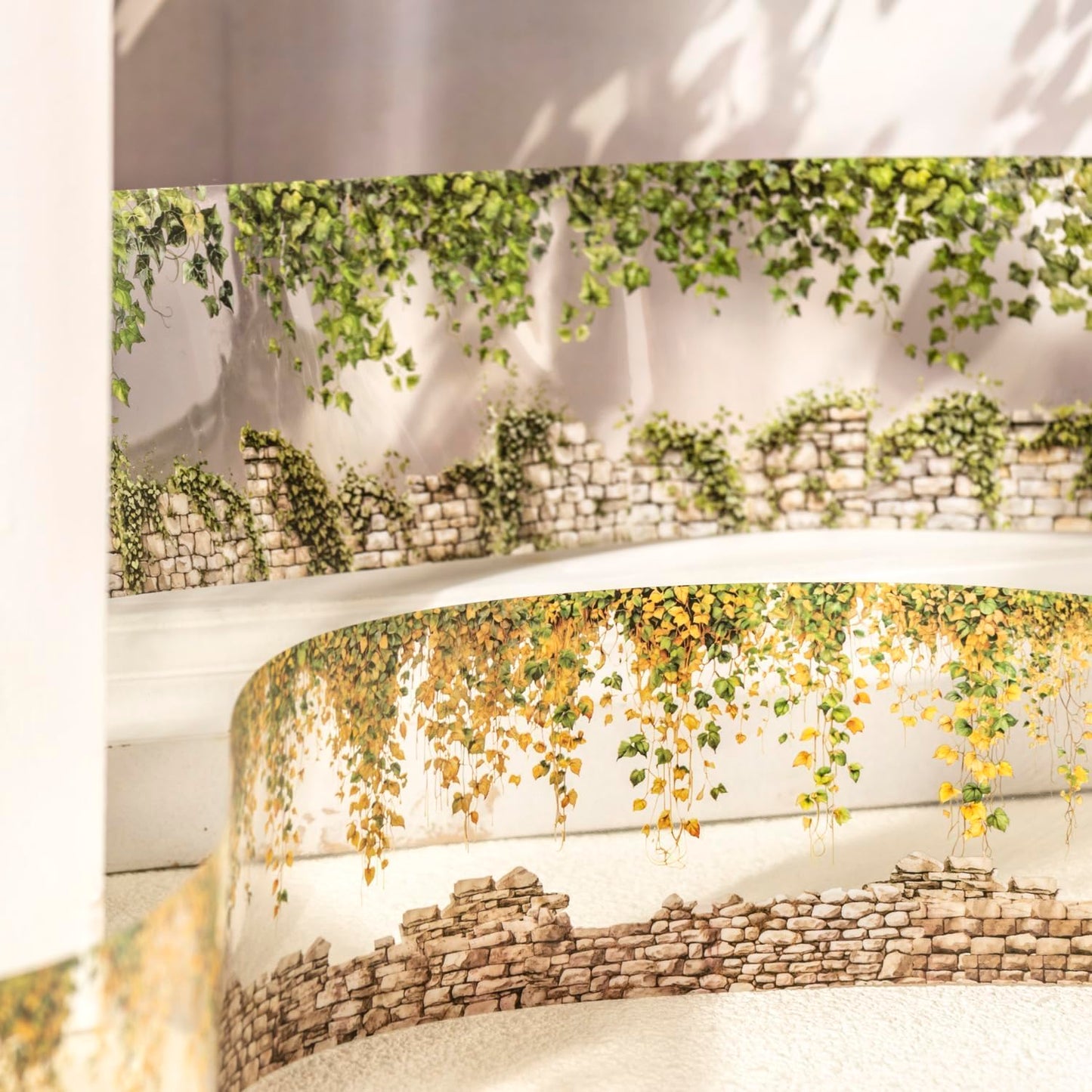 Flower Tape Stickers for Scrapbooking Supplies,6 Rolls PET Tape Stickers Set,Waterproof Washi Tape for Junk Journal,Journaling Supplies,DIY Craft(Floral Wa