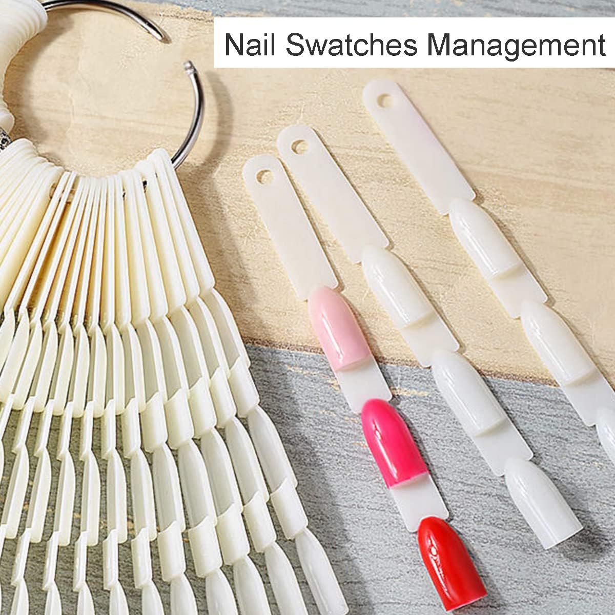 CooBigo 50 Pack Binder Rings, 2-1/2-Inch Metal Book Ring Holder for Loose Leaf, Index Cards, Flash Cards, Keychains - Silver