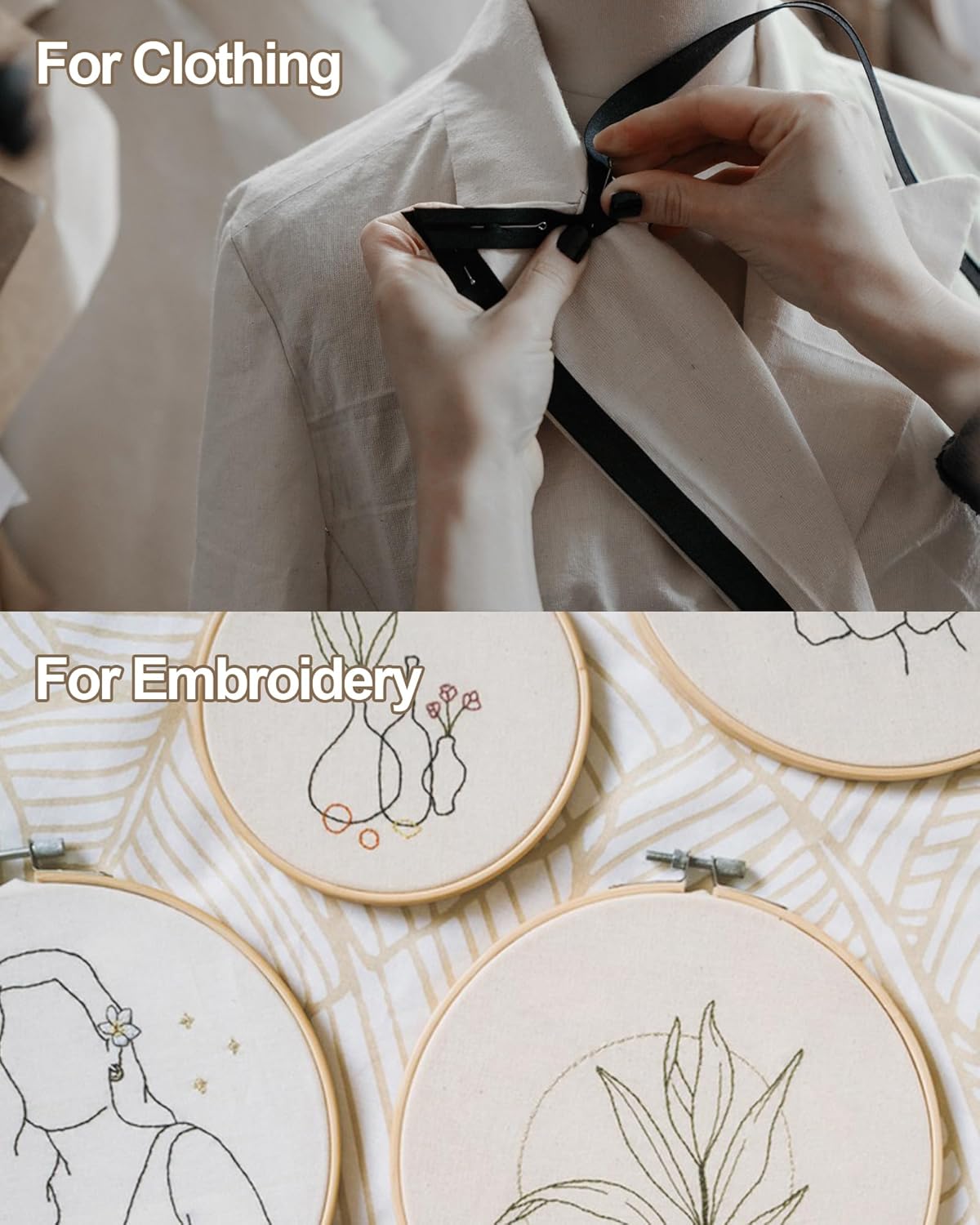 HOTGODEN Medium Weight 100% Cotton Muslin Fabric: 63 inch x 10 Yards Unbleached Muslin Linen Fabric Material for Sewing Material Apparel Cloth