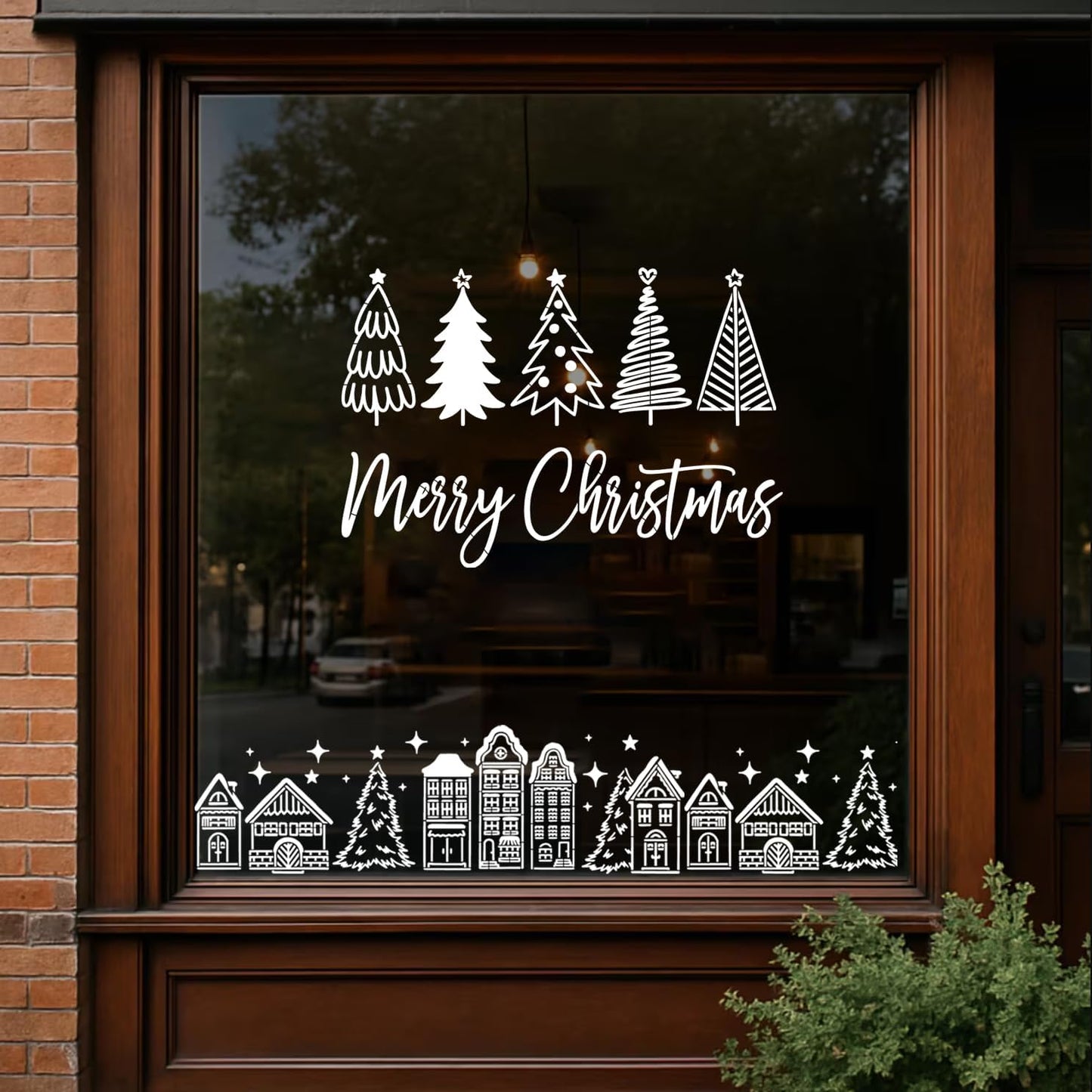 Christmas Stencils for Crafts Reusable Christmas Doormat Stencils Xmas Holiday Stencil for Painting on Wood Door Mats Fabrics Decor