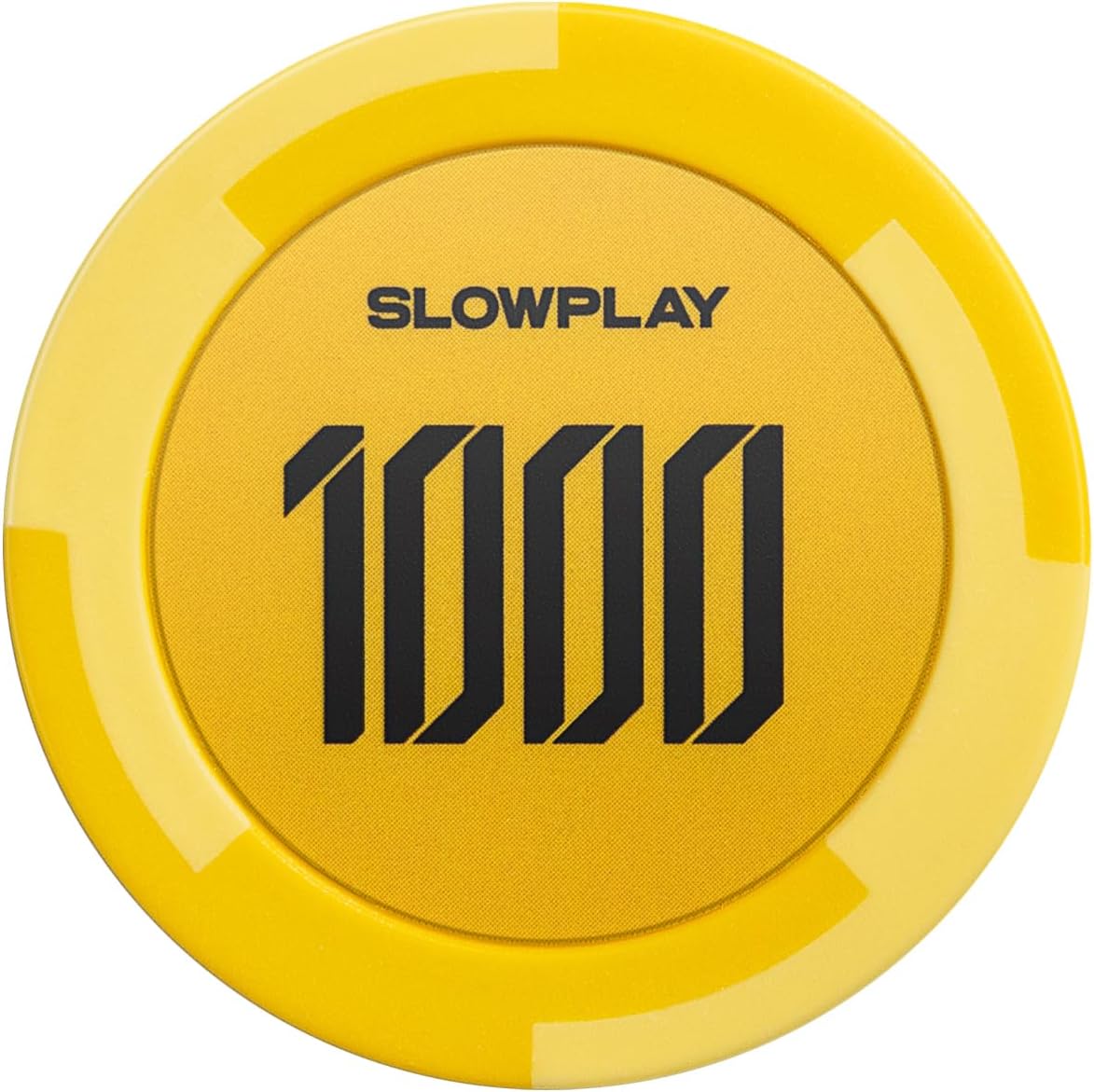 SLOWPLAY Godel Clay Poker Chips, 14 Grams Heavyweight Clay Composite, 40mm Large Chips in Bulk, Pack of 50 with Denomination of 1000
