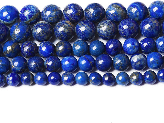 AAA+ Natural Lapis Lazuli Gemstone Beads 10mm 37PCS Round Loose Stone Beads for Jewelry Making DIY Bracelets Necklace Earrings