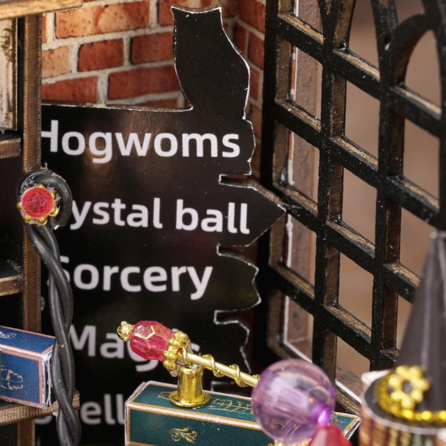 DIY Miniature House Kit, Mini House Building Kit with LED & Dust Cover, DIY Wooden Dollhouse Miniature Kit for Adults Teen, Wooden Crafts Lovely Dollhouse Kit, Moon Magic