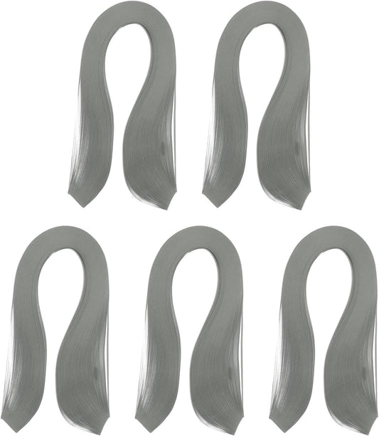 PATIKIL 600pcs Quilling Strips Paper 1/8"(3mm) 39cm Origami Paper Quilling Strip for Art DIY Hand Craft Christmas, Grey